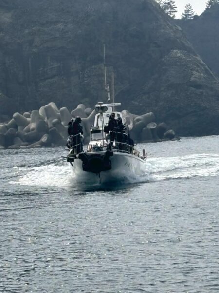 兵庫県三尾（前田渡船）で磯釣り